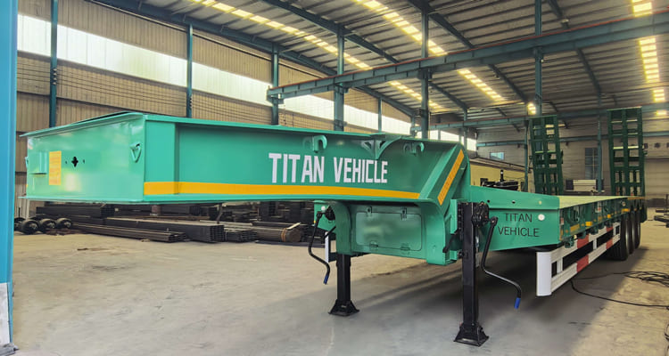 TITAN 3 Axle Lowbed Trailer will be Shipped to Nigeria