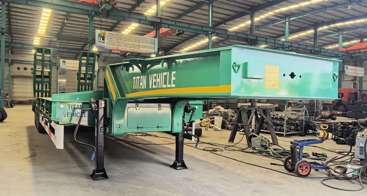 TITAN 3 Axle Lowbed Trailer will be Shipped to Nigeria