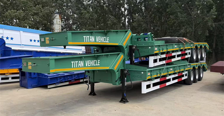 TITAN 3 Axle Lowbed Trailer will be Shipped to Nigeria