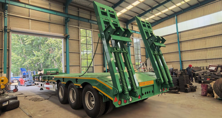 TITAN 3 Axle Lowbed Trailer will be Shipped to Nigeria
