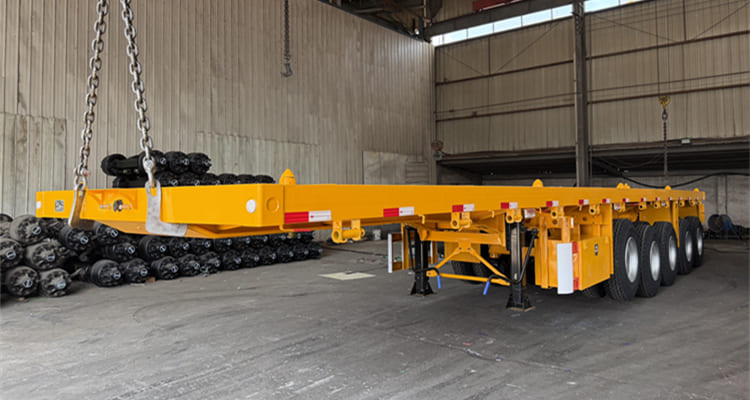 TITAN Heavy Duty Flat Deck Semi Trailers will be Shipped to Ghana