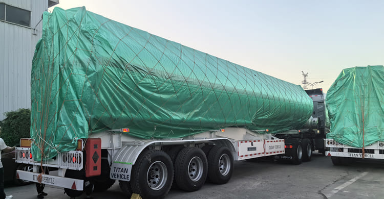 TITAN 3 Axle 45000L Fuel Tank Semi Trailer for Sale in Mali