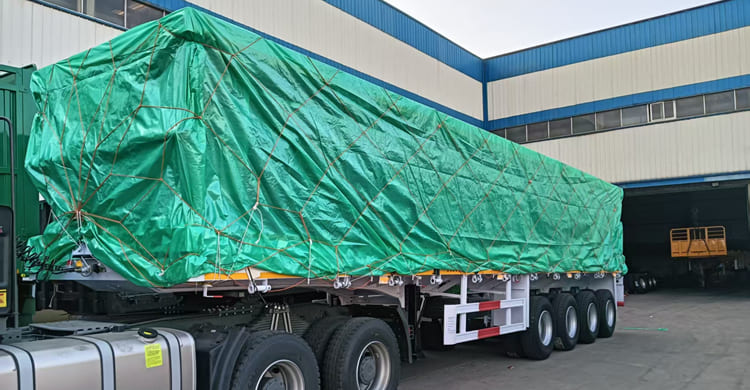 TITAN 4 Axle Flatbed Semi Trailer for Sale in Zambia