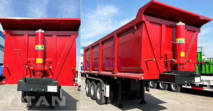 50 Ton Tri Axle Semi Tipper Trailer for Sale in Tanzania Dar Es Salaam
