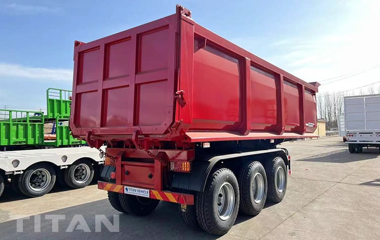 50 Ton Tri Axle Semi Tipper Trailer for Sale in Tanzania Dar Es Salaam