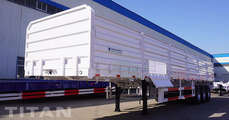 50T 3 Axle Semi Grain Trailer for Sale in Tanzania