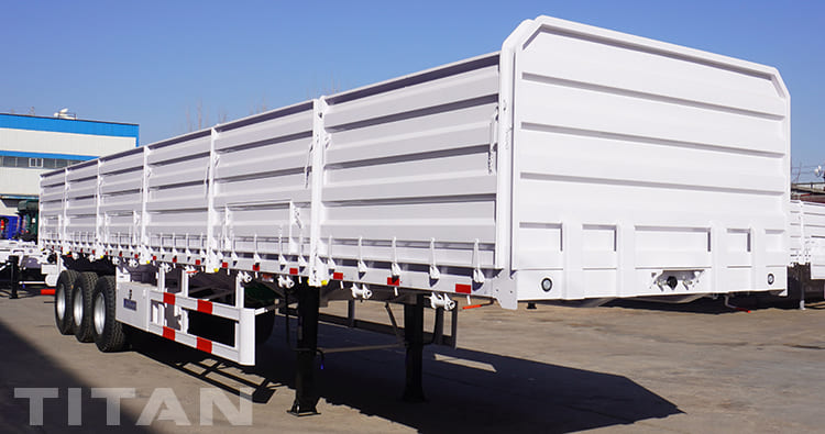 50T 3 Axle Semi Grain Trailer for Sale in Tanzania
