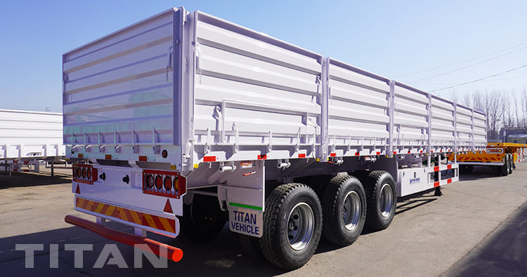 50T 3 Axle Semi Grain Trailer for Sale in Tanzania