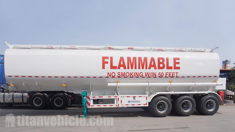 Tri Axle 50000 Liters Mono Block Tanker Trailer for Sale In Tanzania