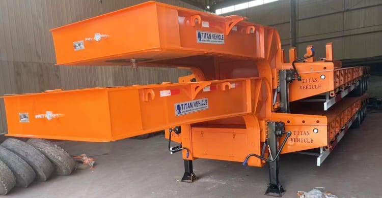 3 Axle 40 Feet Low Bed Trailer for sale in Nigeria
