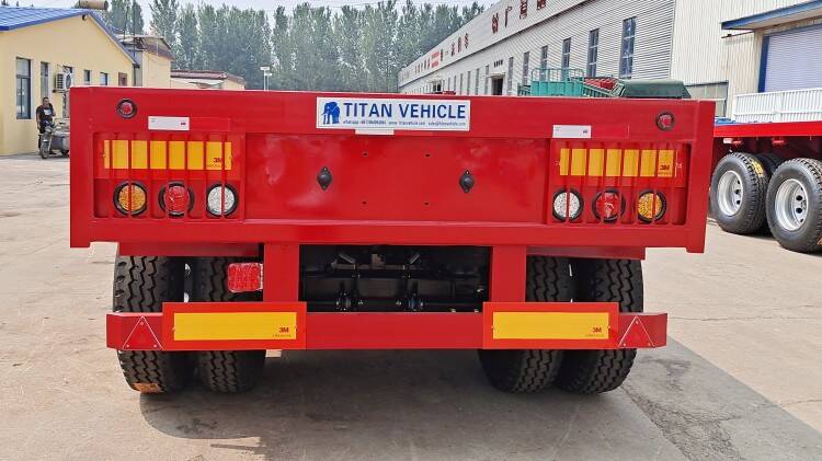 New 3 Axle 40 Foot Flatbed Semi Trailers for Sale Near Me with Air Bag Suspension