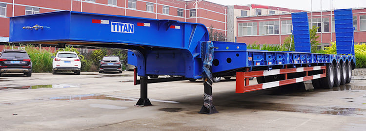 4 Axle Semi Low Loader Truck Trailer for Sale in Sierra Leone