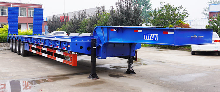 4 Axle Semi Low Loader Truck Trailer for Sale in Sierra Leone