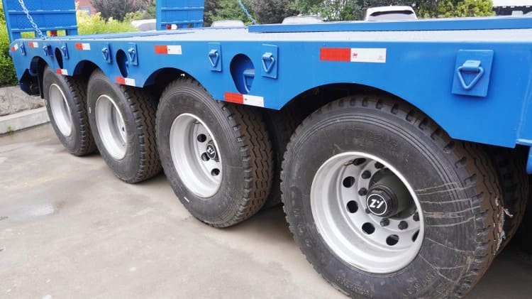 4 Axle Semi Low Loader Truck Trailer for Sale in Sierra Leone