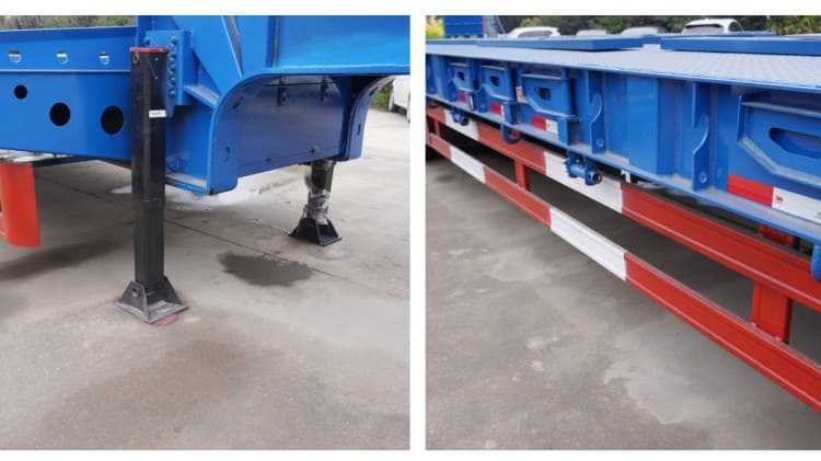 4 Axle Semi Low Loader Truck Trailer for Sale in Sierra Leone