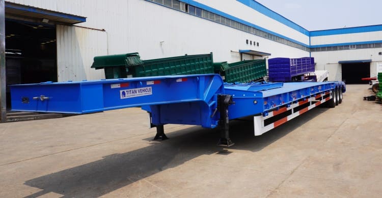 Used Tri Axle 80 Ton Semi Low Loader Trailer for Sale in Nigeria Abuja