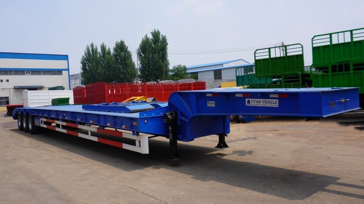 Used Tri Axle 80 Ton Semi Low Loader Trailer for Sale in Nigeria Abuja