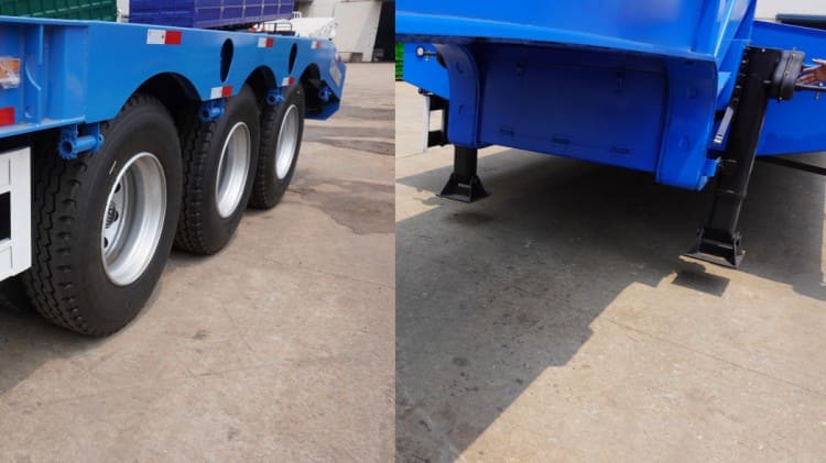 Used Tri Axle 80 Ton Semi Low Loader Trailer for Sale in Nigeria Abuja