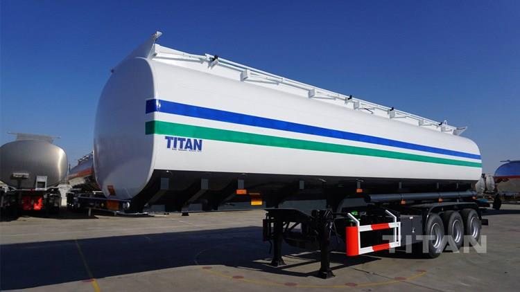 3 Axle 45000 Liters Oil Tanker Trailers For Sale In Jordan