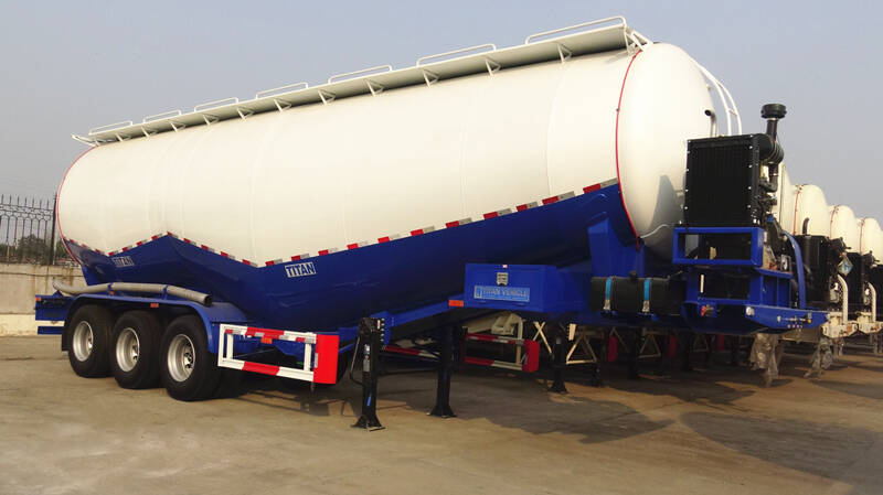 TITAN bulk cement powder tanker semi trailer for sale manufacturers