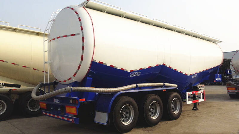 TITAN bulk cement powder tanker semi trailer for sale manufacturers