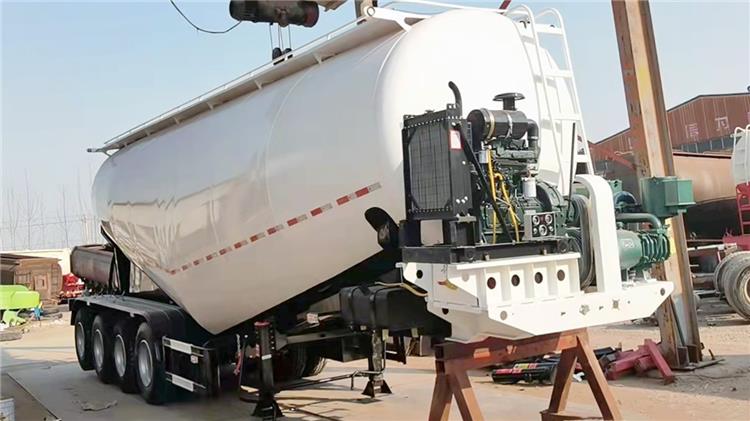 4 Axle 40m3 Bulker Powder Cement Tanker Transport Truck Trailer for Sale Manufacturer