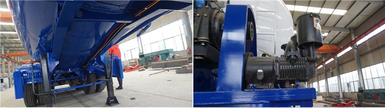 Tri Axle 35CBM Cement Tanker Truck Trailer Price for Sale in Ghana