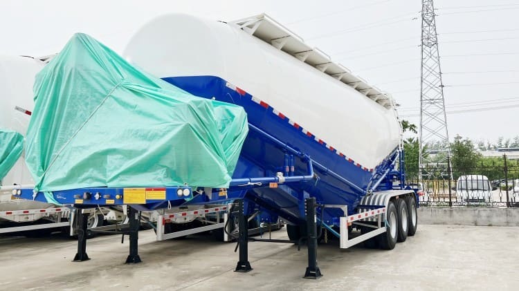 3 Axle 35 Cbm Bulk Cement Tanker Trailer for Sale in Zimbabwe Bulawayo