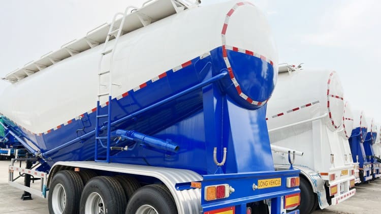 3 Axle 35 Cbm Bulk Cement Tanker Trailer for Sale in Zimbabwe Bulawayo