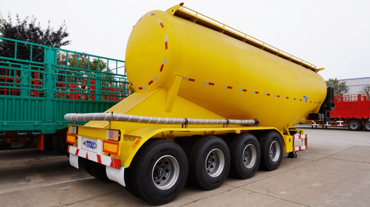 4 Axle 40 Cbm Pneumatic Tanker Trailer | Cement Bulker Truck Trailer for Sale
