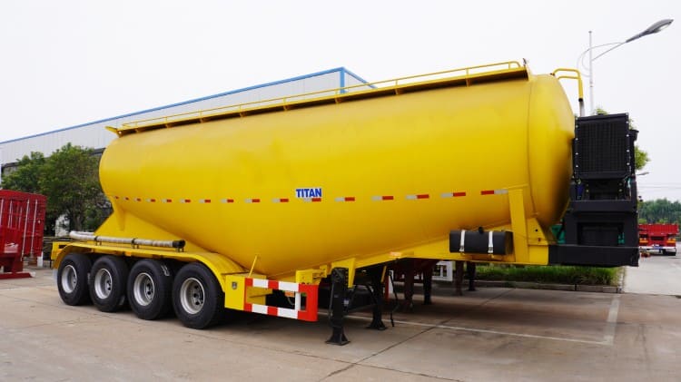 4 Axle 40 Cbm Pneumatic Tanker Trailer | Cement Bulker Truck Trailer for Sale