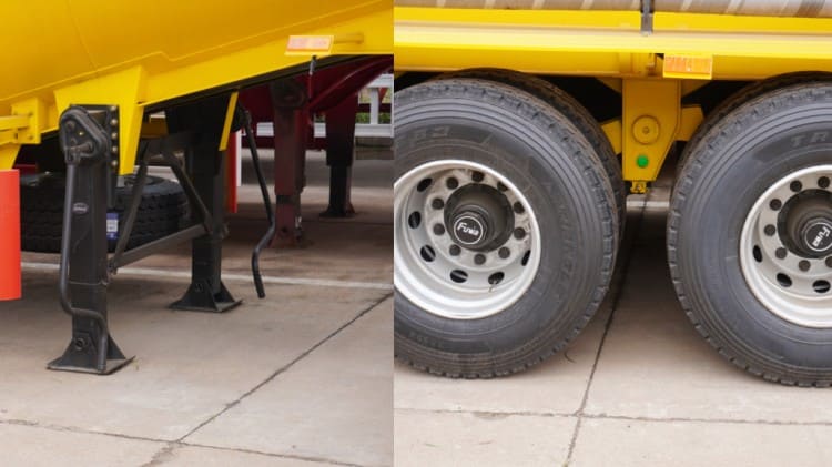 4 Axle 40 Cbm Pneumatic Tanker Trailer | Cement Bulker Truck Trailer for Sale