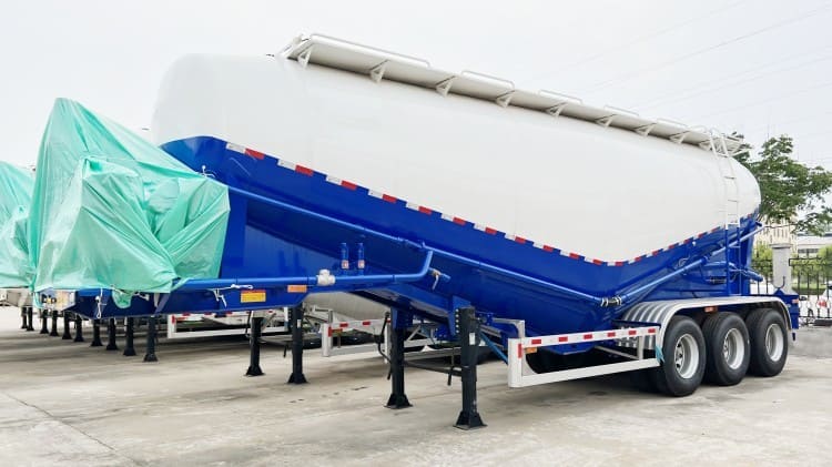 3 Axle 35 Cbm Bulk Cement Tanker Trailer for Sale in Zimbabwe Bulawayo