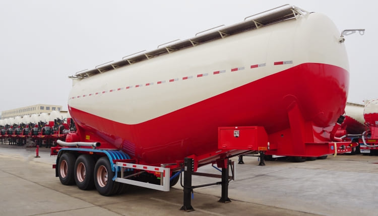 3 Axle Silo Bulk Cement Trailer 32tn with Compressor for Sale in Nigeria Abuja