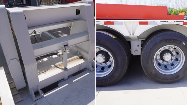 Tri Axle 60 Ton Lowboy Gooseneck Trailer for Sale in Sudan