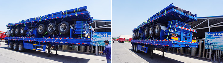 60 Tons Fence Truck Trailer with Stakes for Sale Price