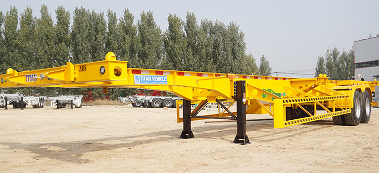 New 2 Axle 40Ft Container Chassis Trailer for Sale in Malawi