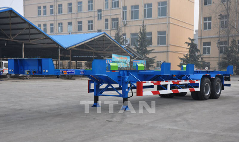 45 Feet Iso Tank Container Terminal Port Trailer