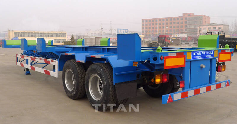 45 Feet Iso Tank Container Terminal Port Trailer