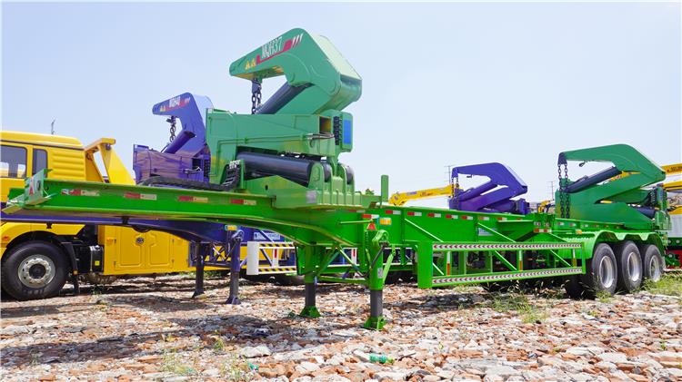 40 ft Side Lifters Crane Container Transport Trailer for Sale In Cayman Islands