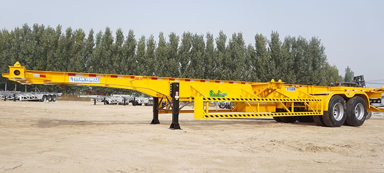 New 2 Axle 40Ft Container Chassis Trailer for Sale in Malawi