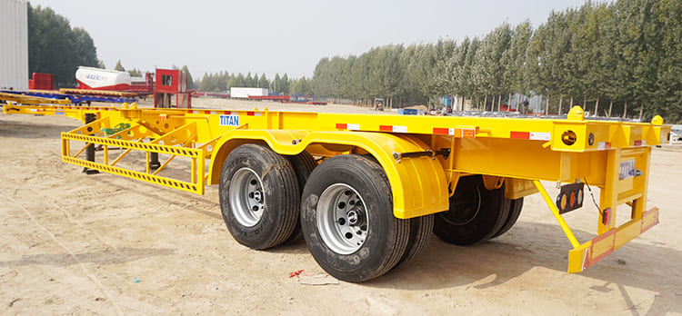 New 2 Axle 40Ft Container Chassis Trailer for Sale in Malawi