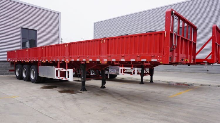 China 3 Axles Side Wall Truck Semi Trailer Near Me in Kenya