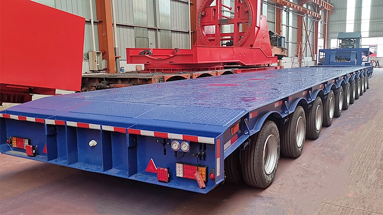10 Axle Extendable Wind Tower Trailer for Sale