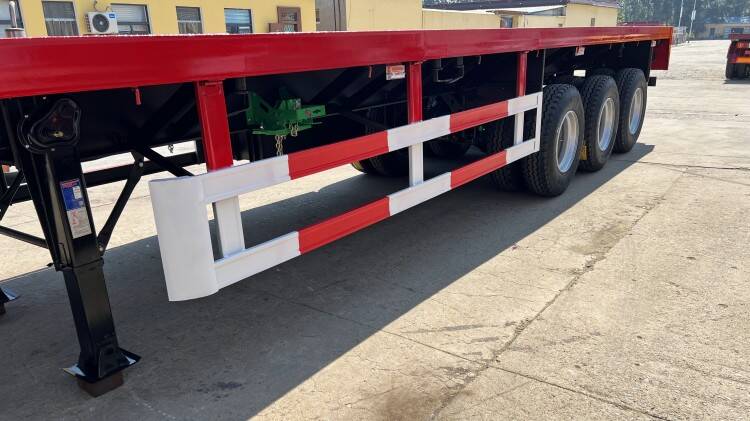 40ft 3 Alxe Flatbed Trailer for Sale Manufacture Near Me