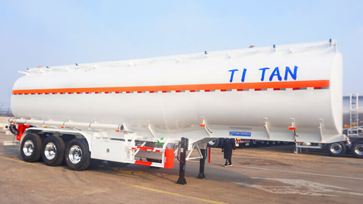 3 Axle 42000 L Gasoline Tanker Trailers for Sale Price