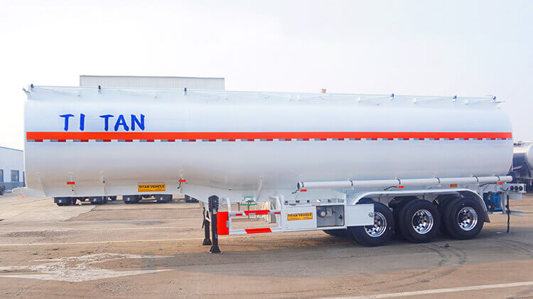 3 Axle 42000 L Gasoline Tanker Trailers for Sale Price