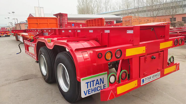 2 Axle 20 ft Container Chassis for Sale Manufacture Price in Jamaica