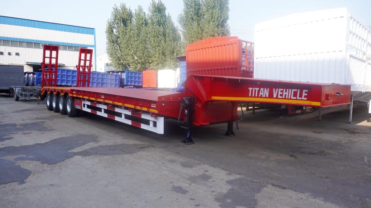 4 Axle 100 Ton Lowbed Trailer for Sale in Nigeria