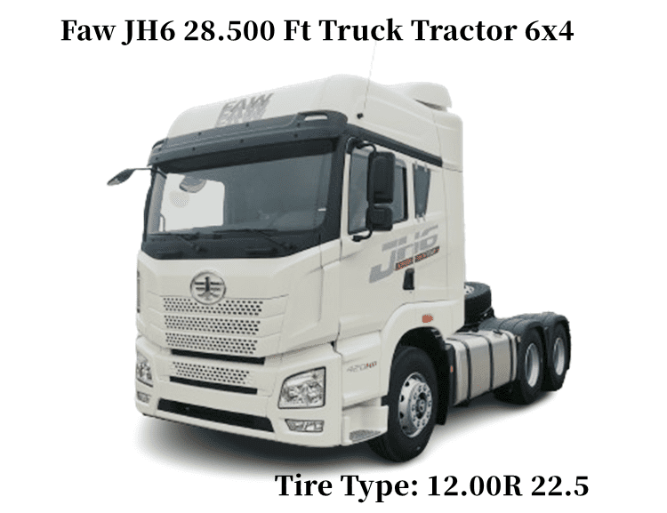 Faw JH6 28.500 Ft Truck Tractor 6x4 Prices in China